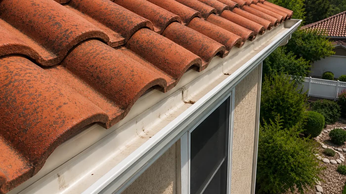 After gutter cleaning, completed project in Melbourne