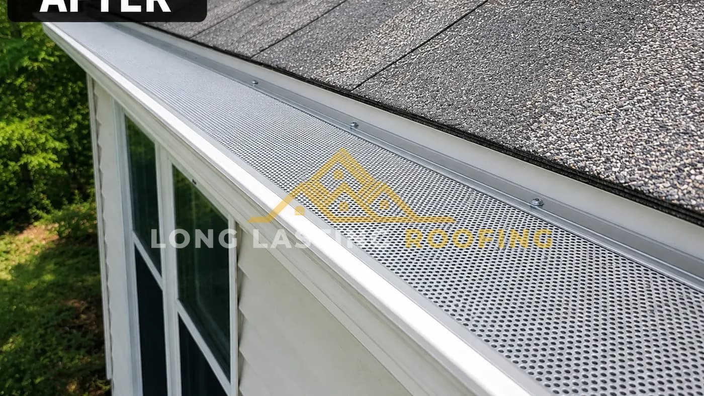 Leaf Guard Installation in Pascoe Vale, after