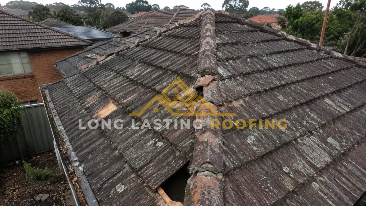 Roof Repairs in Strathmore, before
