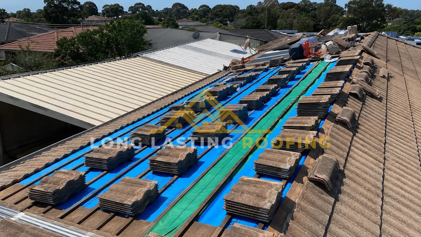Full Roof Restoration in Brunswick, before