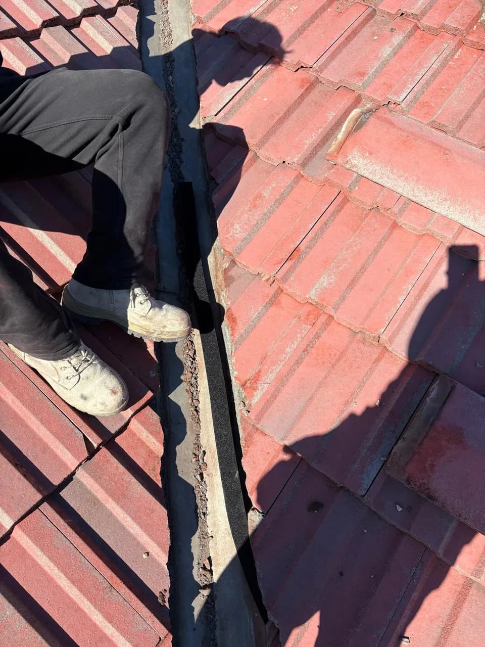 Roof Valley Repair in Progress in Coburg, Melbourne
