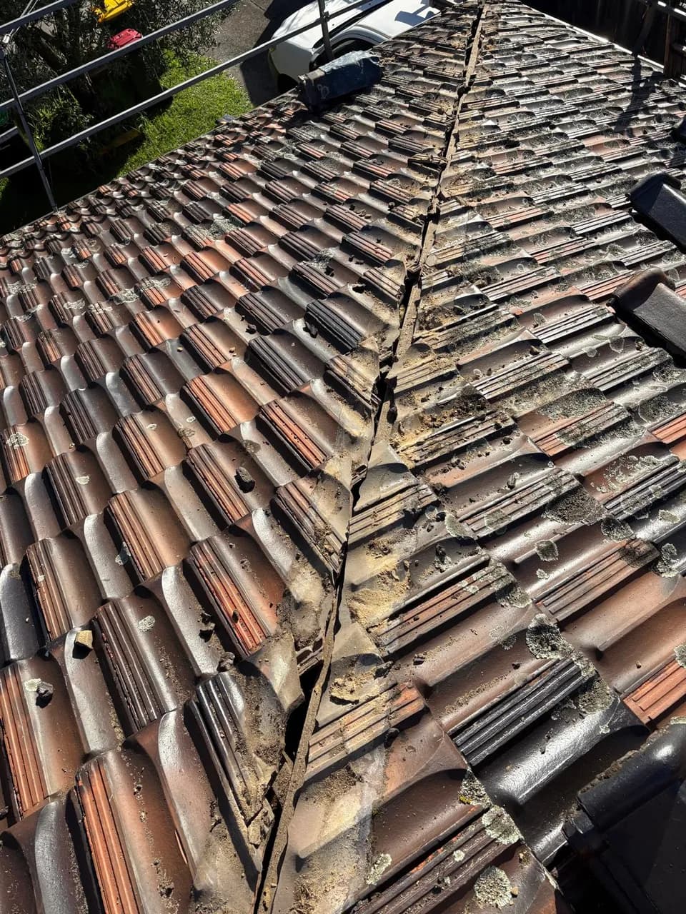 Weathered Roof Before Restoration in Fawkner, Melbourne